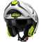 GIVI Parts Givi X.27 DIMENSION, Matt Black / White / Yellow, Size L | HX27FDMWY60 | givi_HX27FDMWY60 | euronetbike-net