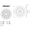 Brembo BREMBO Oro Brake Disc Round Floating | 78B408A7 | brem_78B408A7 | euronetbike-net