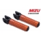 MIZU Mizu Race driver's footpeg, including ABE, Black/Orange | 409SO1110003 | mizu_409SO1110003 | euronetbike-net