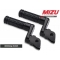MIZU Mizu Flex Race driver's footpeg, including ABE, Black/Black | 409SS3310031 | mizu_409SS3310031 | euronetbike-net