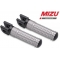 MIZU Mizu Race driver's footpeg, including ABE, Black/Silver | 409ST1110005 | mizu_409ST1110005 | euronetbike-net