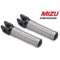 MIZU Mizu Race driver's footpeg, including ABE, Black/Silver | 409ST1110012 | mizu_409ST1110012 | euronetbike-net