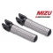 MIZU Mizu Race driver's footpeg, including ABE, Black/Silver | 409ST1110016 | mizu_409ST1110016 | euronetbike-net