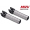 MIZU Mizu Race driver's footpeg, including ABE, Black/Silver | 409ST1110032 | mizu_409ST1110032 | euronetbike-net