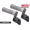 MIZU Mizu Flex Race passenger's footpeg, including ABE, Black/Silver | 409ST3320034 | mizu_409ST3320034 | euronetbike-net
