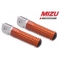 MIZU Mizu Race driver's footpeg, including ABE, Silver/Orange | 409TO1110008 | mizu_409TO1110008 | euronetbike-net