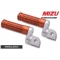 MIZU Mizu Flex Race driver's footpeg, including ABE, Silver/Orange | 409TO2210009 | mizu_409TO2210009 | euronetbike-net