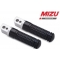 MIZU Mizu Race passenger's footpeg, including ABE, Silver/Black | 409TS1120001 | mizu_409TS1120001 | euronetbike-net