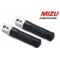 MIZU Mizu Race passenger's footpeg, including ABE, Silver/Black | 409TS1120002 | mizu_409TS1120002 | euronetbike-net