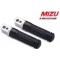 MIZU Mizu Race passenger's footpeg, including ABE, Silver/Black | 409TS1120023 | mizu_409TS1120023 | euronetbike-net