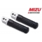 MIZU Mizu Race passenger's footpeg, including ABE, Silver/Black | 409TS1120036 | mizu_409TS1120036 | euronetbike-net