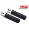 MIZU Mizu Race passenger's footpeg, including ABE, Silver/Black | 409TS1120040 | mizu_409TS1120040 | euronetbike-net