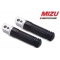 MIZU Mizu Race passenger's footpeg, including ABE, Silver/Black | 409TS1120047 | mizu_409TS1120047 | euronetbike-net