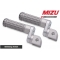 MIZU Mizu Flex Race passenger's footpeg, including ABE, Silver/Silver | 409TT2220045 | mizu_409TT2220045 | euronetbike-net