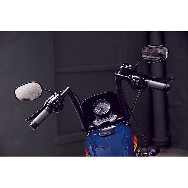 chizeled satin black handlebar