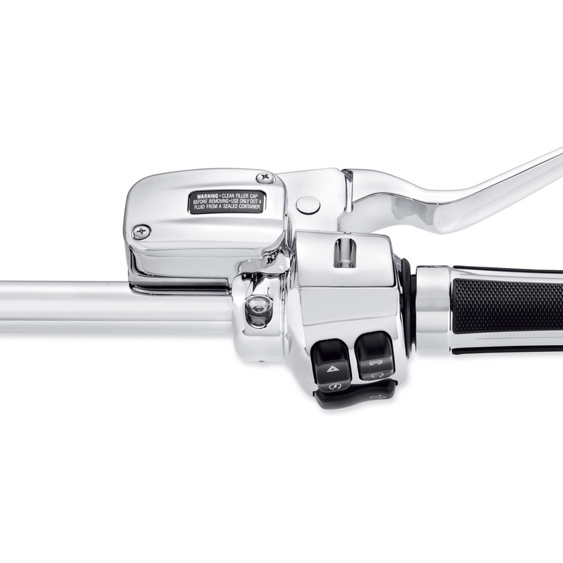 HarleyDavidson Chrome Clutch Bracket and Master Cylinder Reservoir Kit, Chrome 36700100