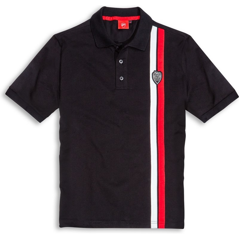 classical hail Array Ducati Accessories Shield Short-Sleeved Polo Shirt Black For Men, Size XS |  987697482 - Euronetbike.net motorcycle custom parts